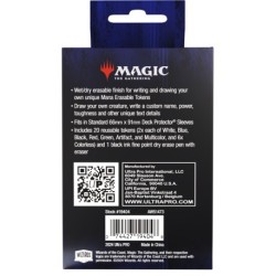 Ultra Pro - Magic the Gathering - Token Magic - ERASABLE TOKENS / Jeton à dessiner X20