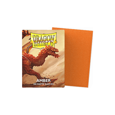Dragon Shield - 100 Protège-cartes Standard - Amber