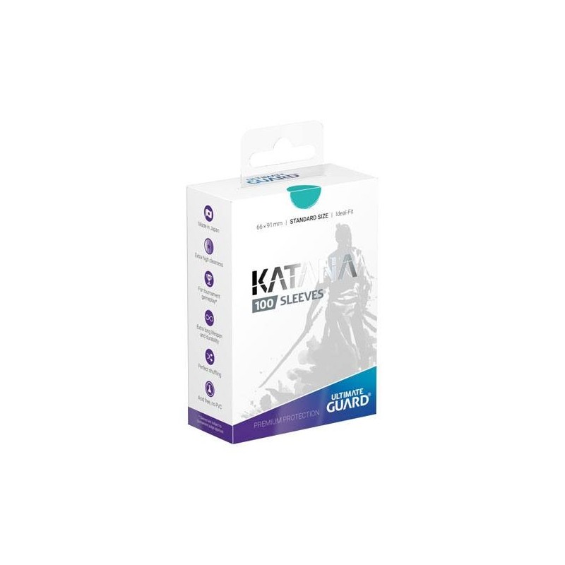 Ultimate Guard Katana Sleeves (100) taille Standard - turquoise
