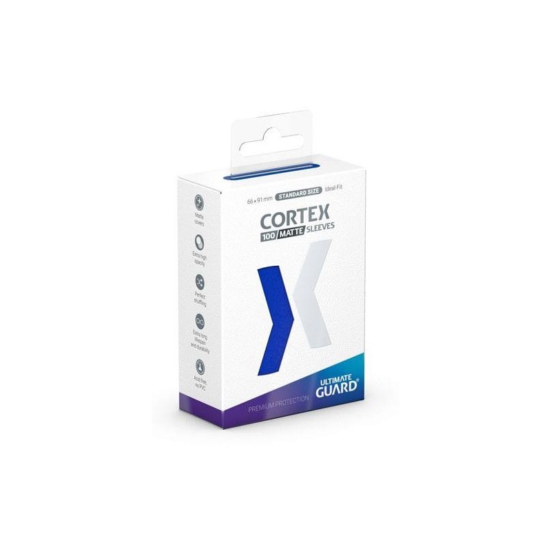 Ultimate Guard Cortex Sleeves (100) taille Standard -  Blue