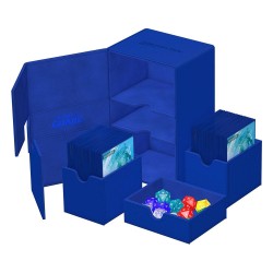 Ultimate Guard Twin Flip'n'Tray 160+ Xenoskin - Bleu