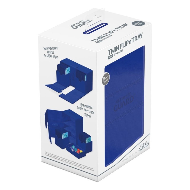 Ultimate Guard Twin Flip'n'Tray 160+ Xenoskin - Bleu