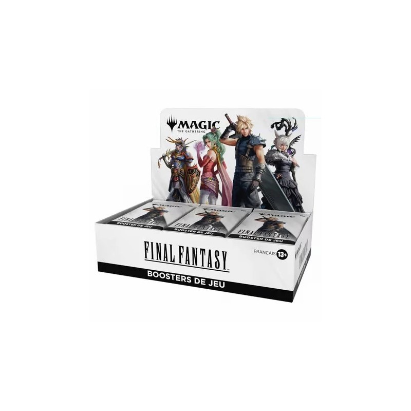 Boite de 30 boosters de jeu Final Fanyasy (version française)