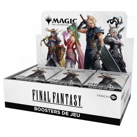 Boite de 30 boosters de jeu Final Fanyasy (version française)