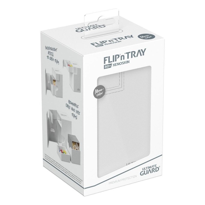 Ultimate Guard  Flip'n'Tray 80+ Xenoskin - White