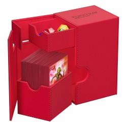 Ultimate Guard  Flip'n'Tray 80+ Xenoskin - Red