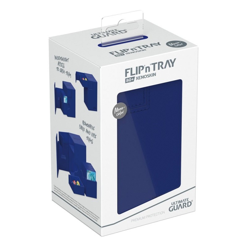 Ultimate Guard  Flip'n'Tray 80+ Xenoskin - Blue
