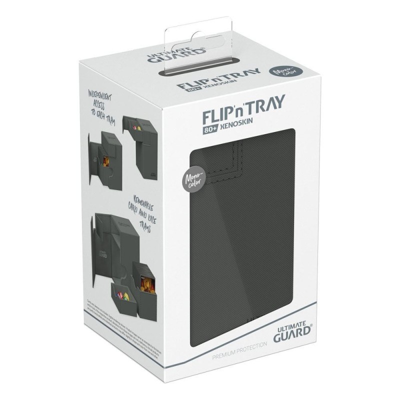Ultimate Guard  Flip'n'Tray 80+ Xenoskin - Grey