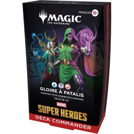Deck Commander Marvel Super Heroes - Gloire à Fatalis - FR