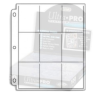 1x Ultra Pro Silver Nine Pocket Page