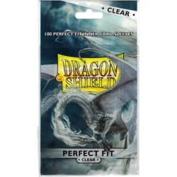 100 Sous-pochettes Perfect Fit Format Standard transparente - Dragon Shield
