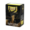 Dragon Shield - 100 Protège-cartes Standard - Matte Black and gold