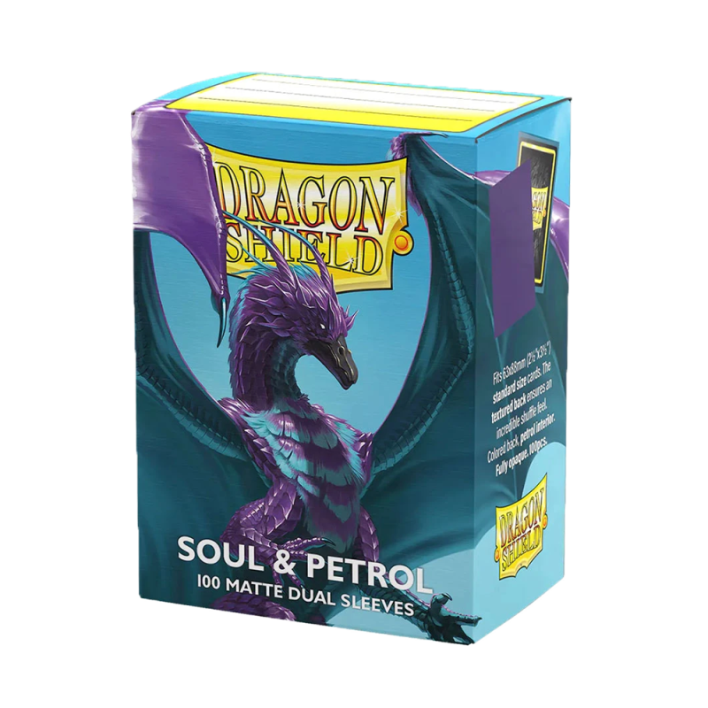 Dragon Shield - 100 Protège-cartes Standard - Matte Soul and Petrol