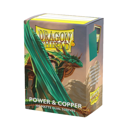 Dragon Shield - 100 Protège-cartes Standard - Matte Power and Copper