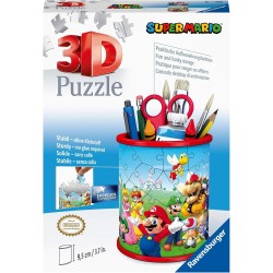 Puzzle 3D Pot à Crayons - Super Mario