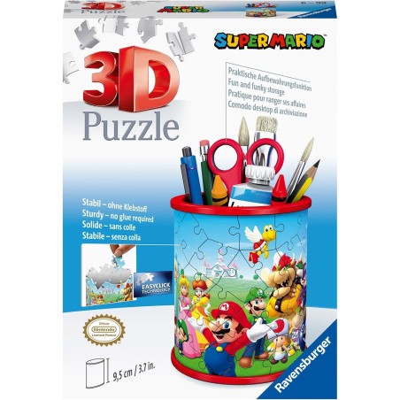 Puzzle 3D Pot à Crayons - Super Mario