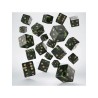 Q Workshop - PACK DE D6 - VERT BOUTEILLE & OR
