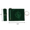 Roll on a Scroll Dice Case and 7pc Acrylic Dice Set: vert
