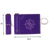 Roll on a Scroll Dice Case and 7pc Acrylic Dice Set: violet