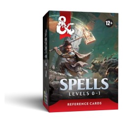 Dungeons & Dragons RPG Fiches de Référence: Sorts (mineurs et 1er niveau) (version Anglaise)