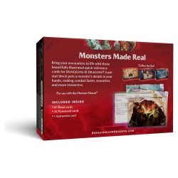 Dungeons & Dragons RPG Fiches de Référence: Monstres (animaux et PNJ) (version Anglaise)