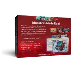 Dungeons & Dragons RPG Fiches de Référence: Monstres (terrifiants et féroces)(version Anglaise)