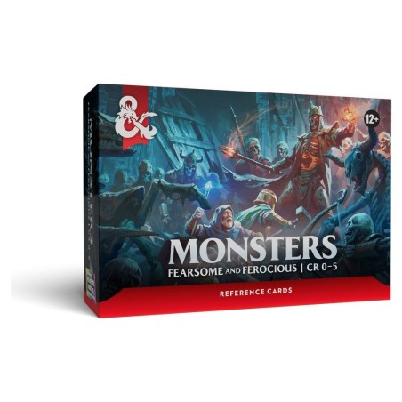Dungeons & Dragons RPG Fiches de Référence: Monstres (terrifiants et féroces)(version Anglaise)