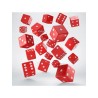 Q Workshop - PACK DE D6 - ROUGE & BLANC